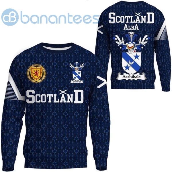 Archibald Family Crest Sweatshirt Scottish Home Full Printed 3D Sweatshirt Product Photo