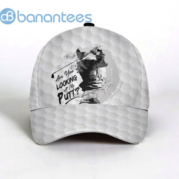 Are You Looking At My Putt Golf All Over Printed 3D Cap Product Photo