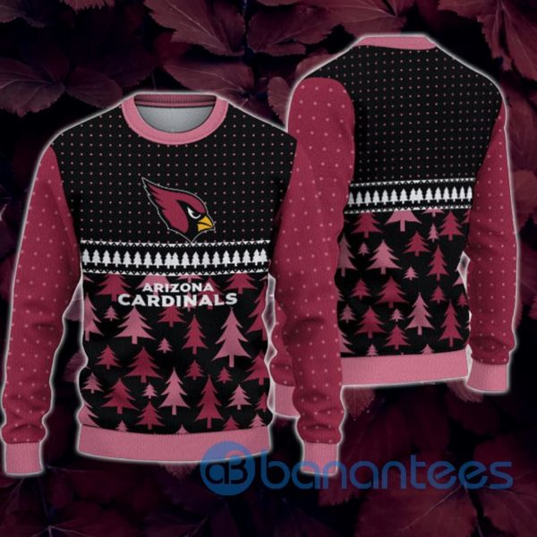 Arizona Cardinals Christmas All Over Printed 3D Sweatshirt Product Photo