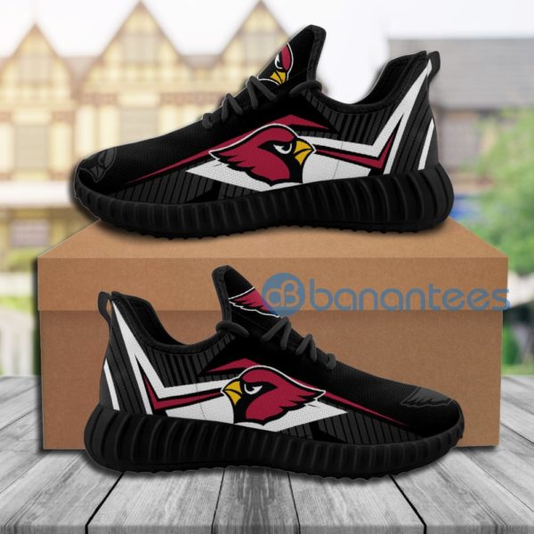Arizona Cardinals Sneakers Custom Black Raze Shoes Product Photo