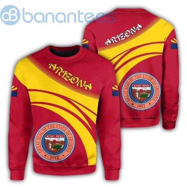 Arizona Coat Of Arms Cricket Style All Over Printed 3D Sweatshirt Product Photo