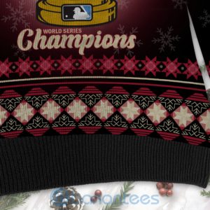 Arizona Diamondbacks World Series Champions Ugly Christmas 3D Sweater Product Photo