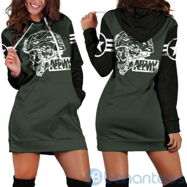 Army Gift Hoodie Dress For Women Product Photo