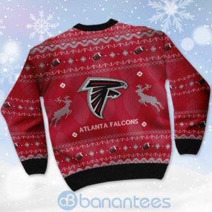 Atlanta Falcons American Football Black Ugly Christmas 3D Sweater Product Photo