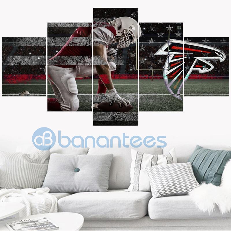 Atlanta Falcons Paintings Canvas Wall Art For Living Room Bedroom