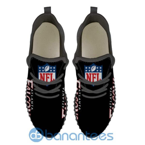 Atlanta Falcons Sneakers Big Logo Black Raze Shoes Product Photo