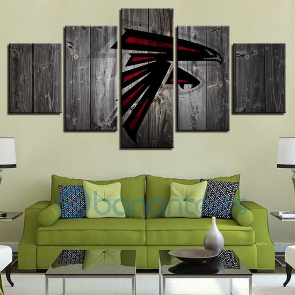 Atlanta Falcons Wall Art Background Wood For Living Room Product Photo