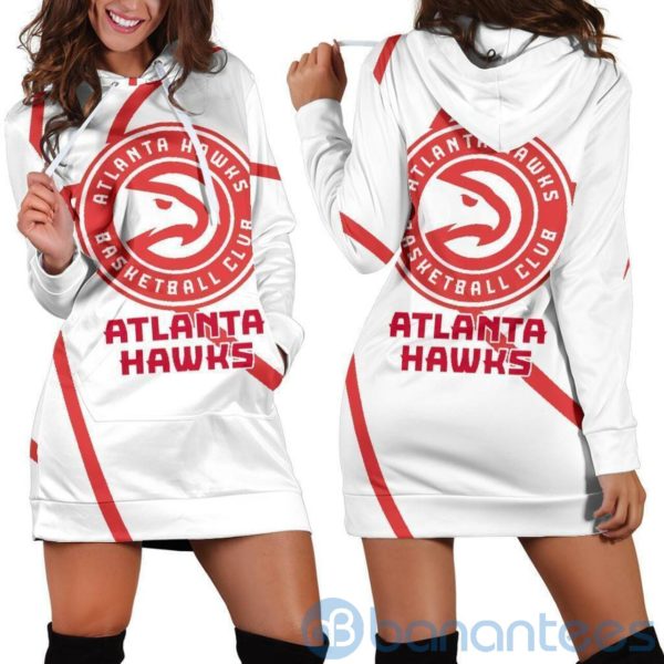 Atlanta Hawks Hoodie Dress For Women Product Photo