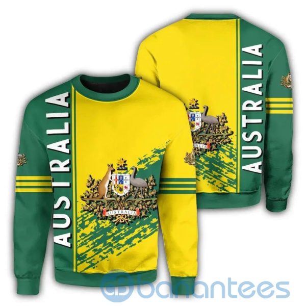 Australia Coat Of Arms Quarter Style All Over Printed 3D Sweatshirt Product Photo
