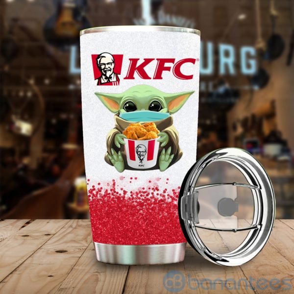 Baby Yoda Hug KFC Tumbler Product Photo