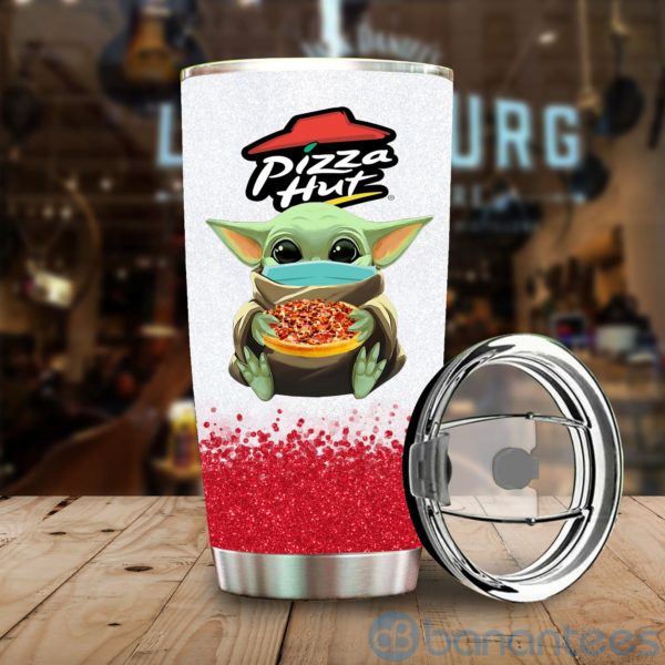 Baby Yoda Hug Pizza Pizza Hut Tumbler Product Photo