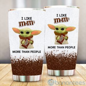 Baby Yoda I Like M&M's More Than People Tumbler Product Photo