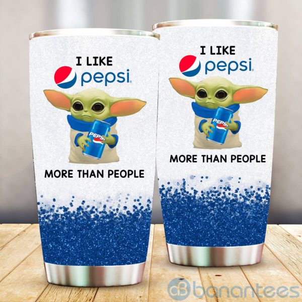 Baby Yoda I Like Pepsi More Than People Tumbler Product Photo