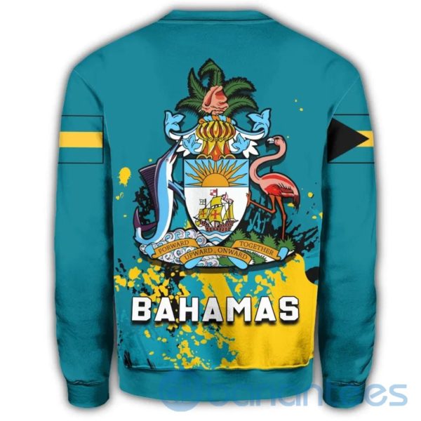 Bahamas Coat Of Arms Spaint Style All Over Printed 3D Sweatshirt Product Photo