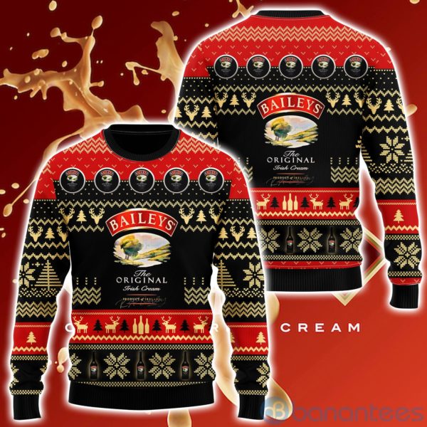 Baileys Irish Cream Ugly Christmas All Over Printed 3D Shirt Product Photo