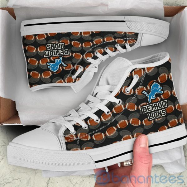 Ball Types Detroit Lions High Top Shoes Product Photo