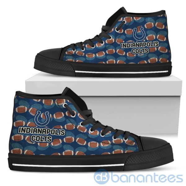 Ball Types Indianapolis Colts High Top Shoes Product Photo