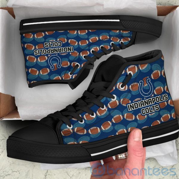 Ball Types Indianapolis Colts High Top Shoes Product Photo