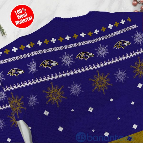 Baltimore Ravens Mickey Mouse Funny Ugly Christmas 3D Sweater Product Photo