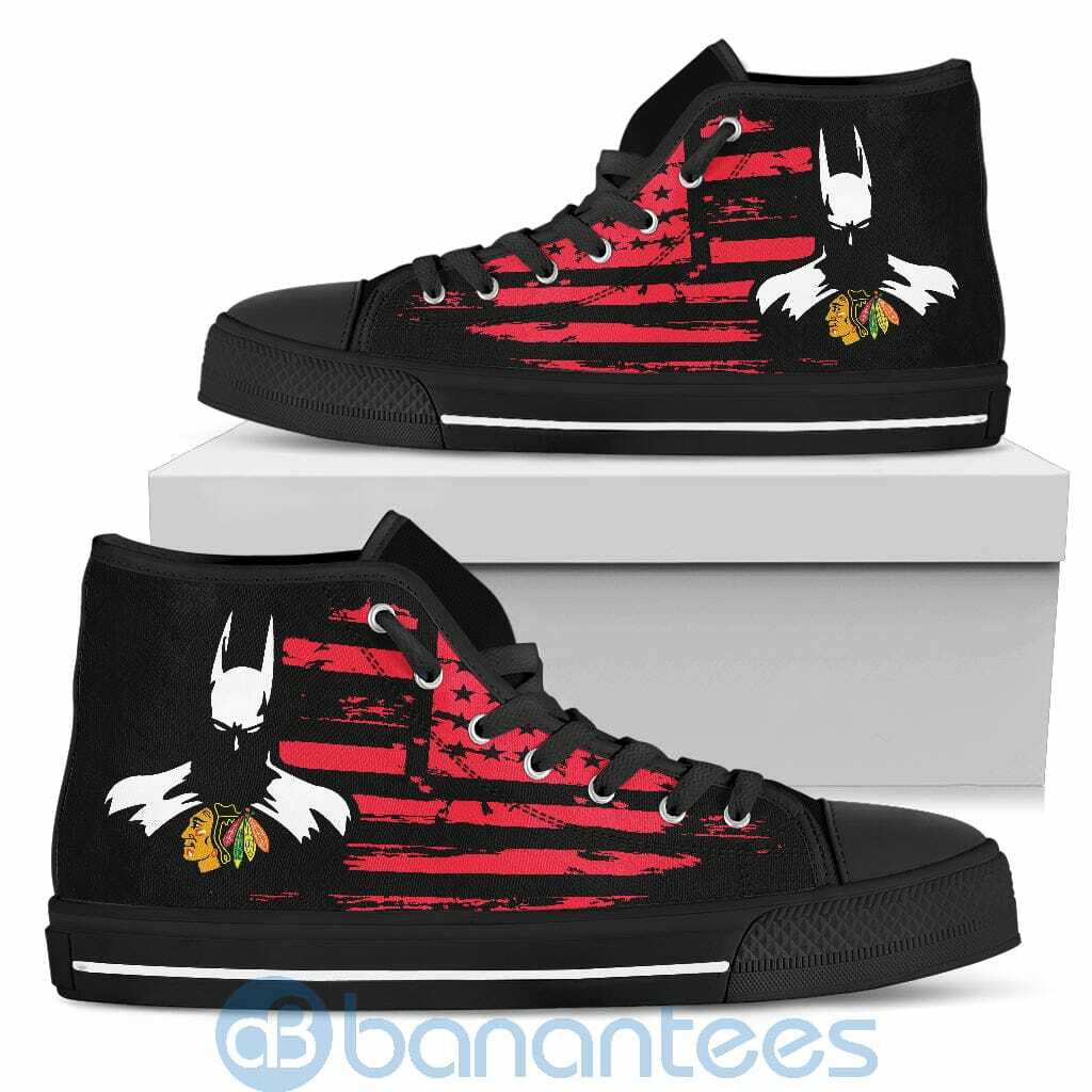 Batman Movie Lover Chicago Blackhawks High Top Shoes
