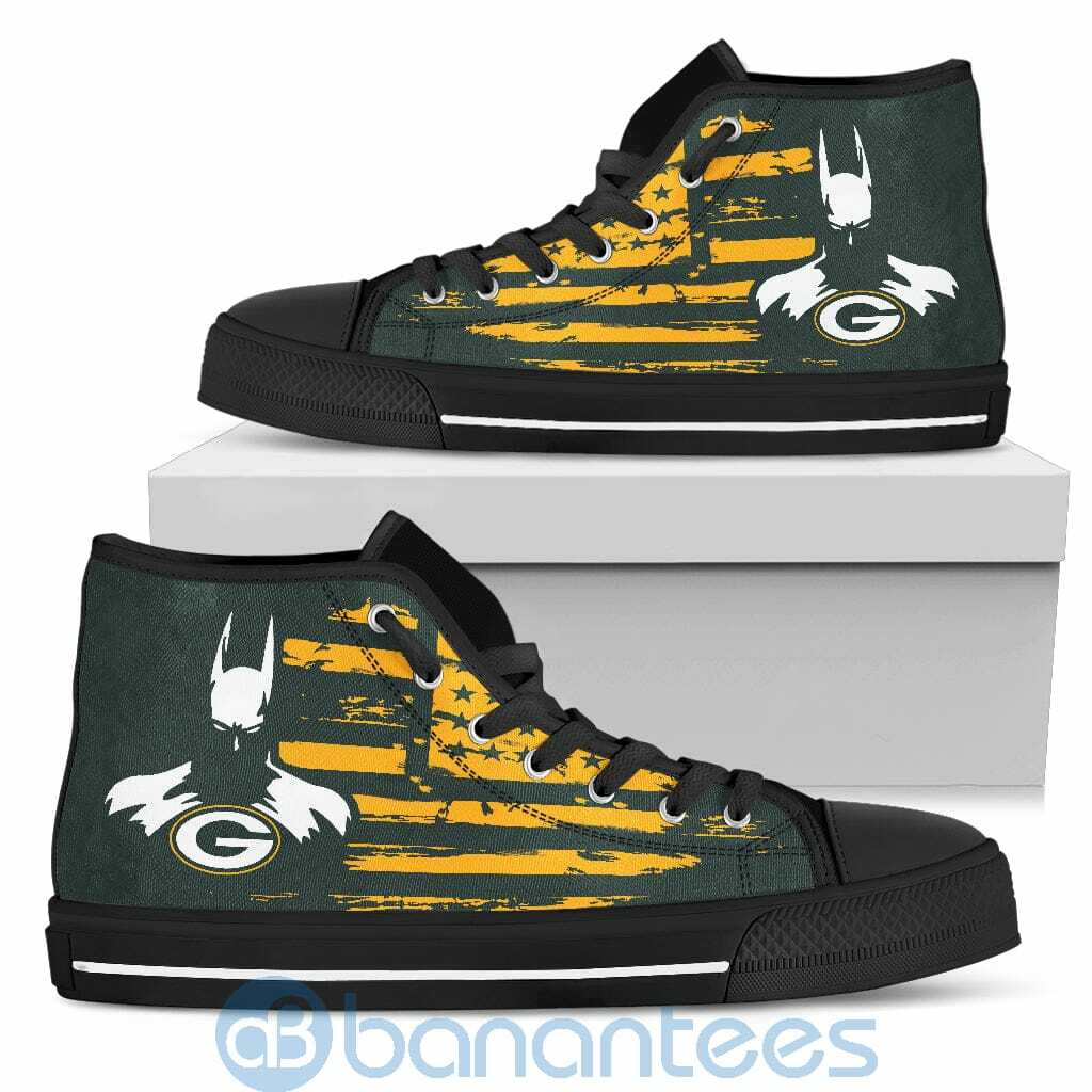 Batman Movie Lover Green Bay Packers High Top Shoes