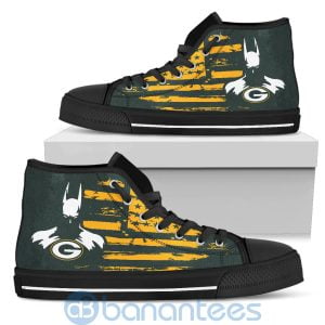 Batman Movie Lover Green Bay Packers High Top Shoes Product Photo