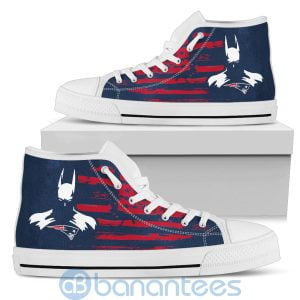 Batman Movie Lover New England Patriots High Top Shoes Product Photo