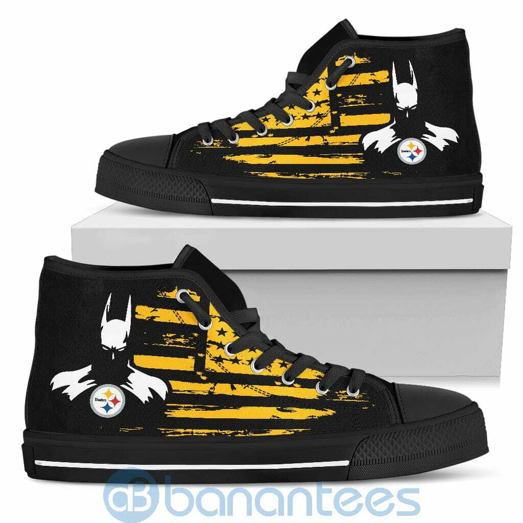 Batman Movie Lover Pittsburgh Steelers High Top Shoes