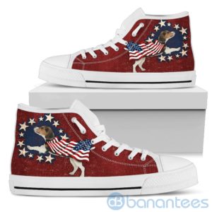 Beagle Gift For Independence Day High Top Shoes Product Photo