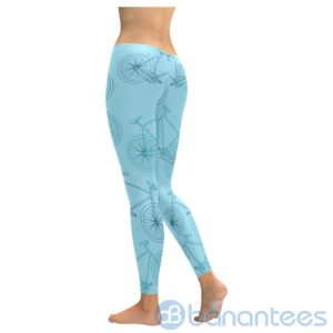 Bicycle Light Blue Leggings For Women Product Photo