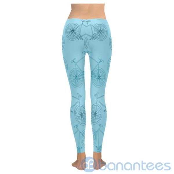 Bicycle Light Blue Leggings For Women Product Photo