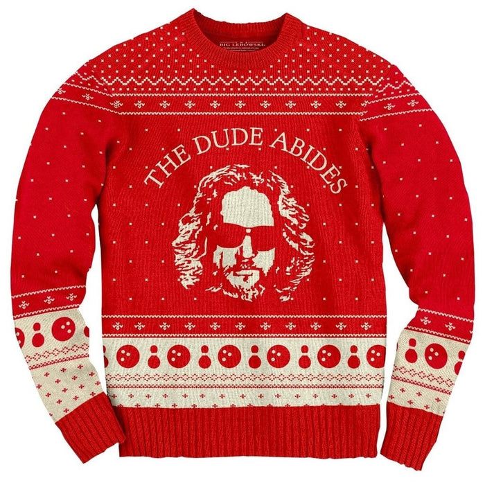 Big Lebowski The Dude Abides Christmas Sweater