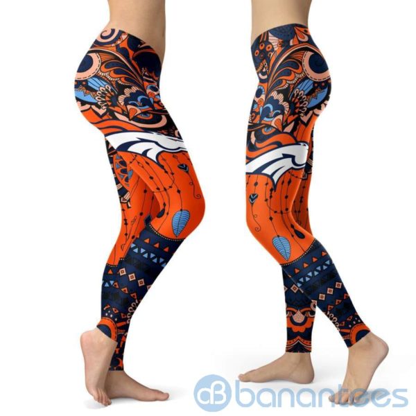 Boho Style Denver Broncos Leggings For Women Product Photo