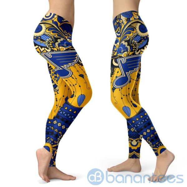 Boho Style St. Louis Blues Leggings For Women Product Photo