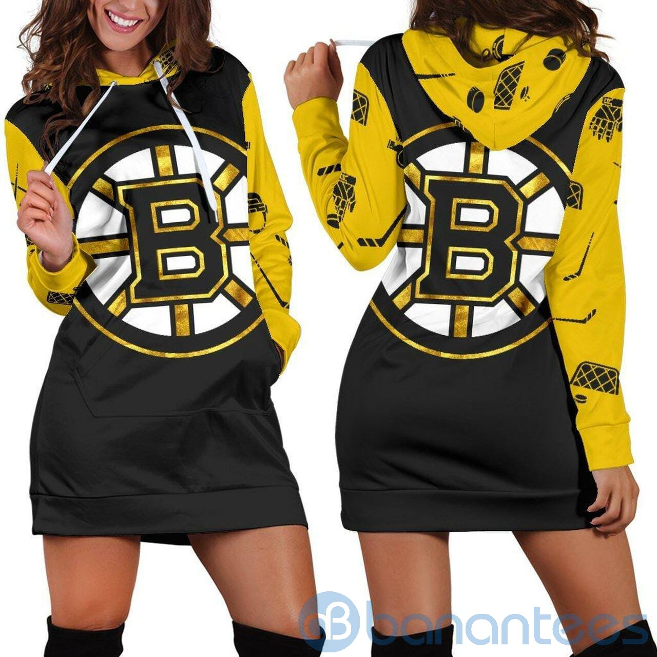 Boston Bruins Fans Hoodie Dress For Women