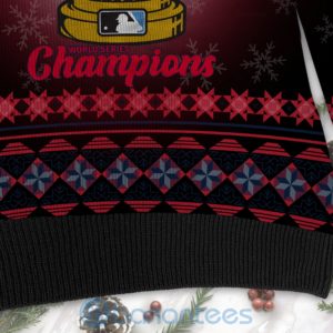Boston Red Sox World Series Champions Ugly Christmas 3D Sweater Product Photo