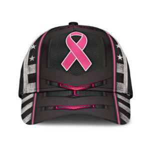 Breast Cancer Pink Ribbon All Over Printed 3D Cap Product Photo