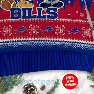 Buffalo Bills Disney Donald Duck Mickey Mouse Goofy Custom Name Christmas 3D Sweater Product Photo