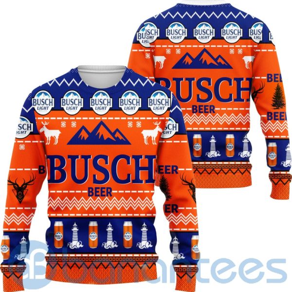 Busch Beer Ugly Christmas All Over Printed 3D Shirt Product Photo