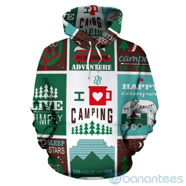 Camping Adventure All Over Printed 3D Hoodie Product Photo