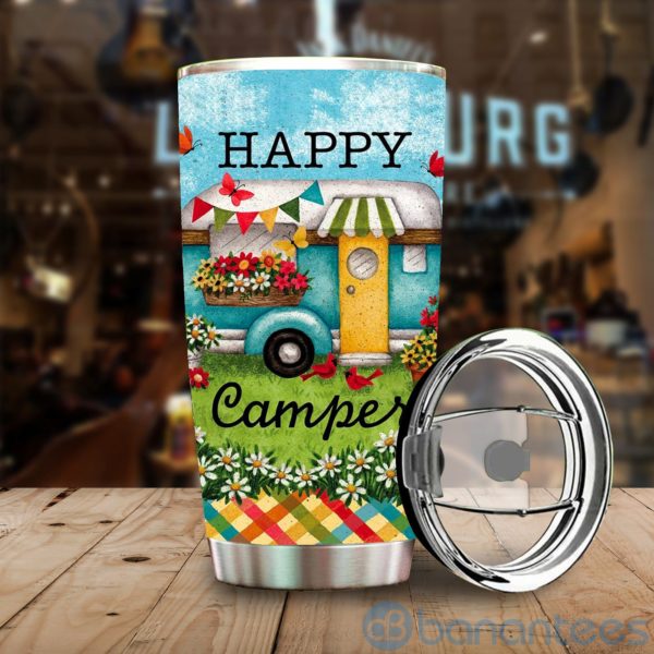 Camping Lover Happy Camper Tumbler Product Photo
