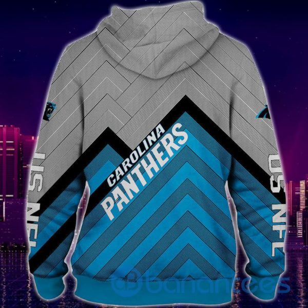 Carolina Panthers All Over Printed 3D Hoodie, Zip Hoodie 3D Sweatshirt Long Sweatshirt Product Photo