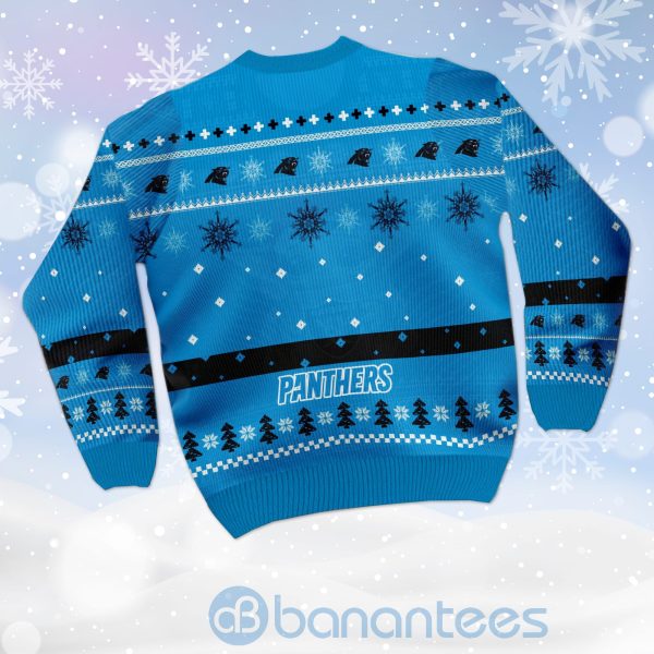 Carolina Panthers Funny Charlie Brown Peanuts Snoopy Ugly Christmas 3D Sweater Product Photo
