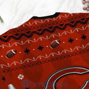 Chicago Bears American Football Black Ugly Christmas 3D Sweater Product Photo