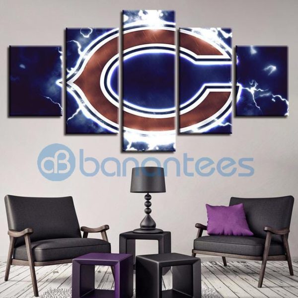 Chicago Bears Wall Art For Living Room Wall Decor Product Photo