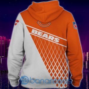 Chicago Bears Zip Up 3D Hoodie All Over Printed Product Photo