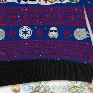 Chicago Cubs Star Wars Ugly Christmas 3D Sweater Product Photo