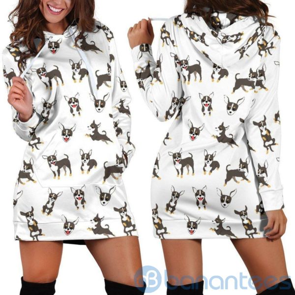 Chihuahua Hoodie Dress For Women Product Photo