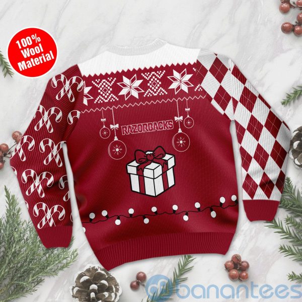 Christmas Gift Arkansas Razorbacks Funny Ugly Christmas 3D Sweater Product Photo