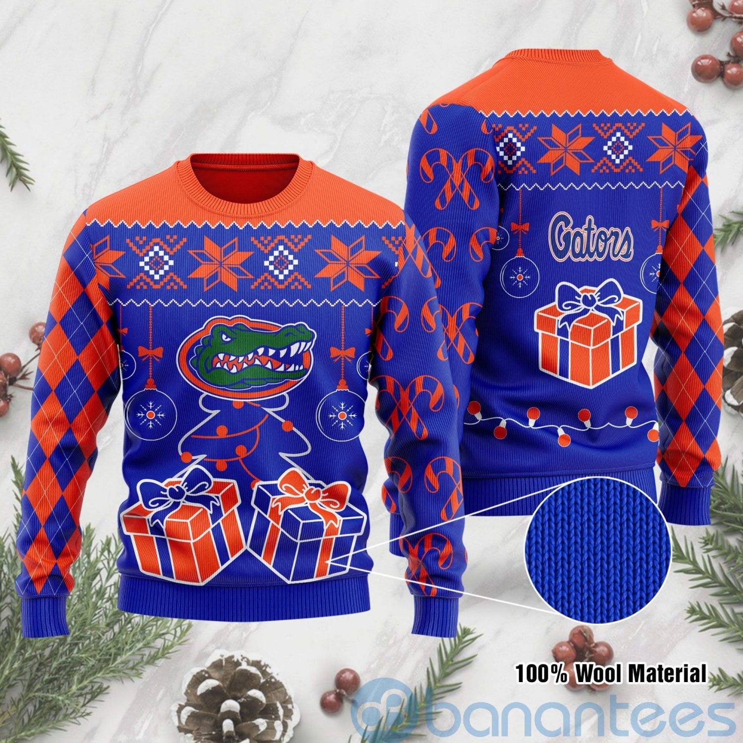 Christmas Gift Florida Gators Funny Ugly Christmas 3D Sweater